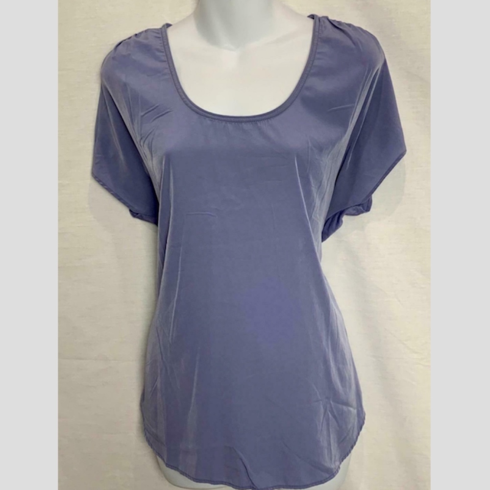 NWT's Women's CALVIN KLEIN Blue Popover Blouse Top